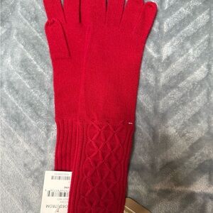 Nordstrom Cashmere Red Knit Accessory